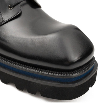 Derby Shoes Chunky 6cm heel boost Black