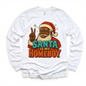 Santa Is My Homeboy Christmas Shirt - Black Santa Tee