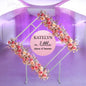 Diamond Gold Wedding Arch Backdrop Stand