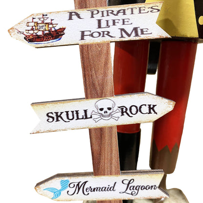 14" A Pirate’s Life Skeleton Nutcracker with Sword