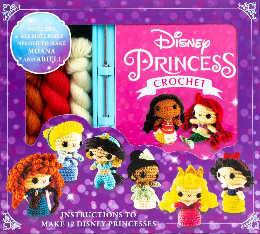 Disney Princess Crochet Book & Materials- Box Kit