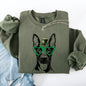 Doberman, Adorable Dog, St Patrick's Day, Lucky, Irish Sweatshirt