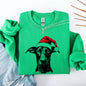 Doberman, Santa, Dog, Christmas, Dog Lover, Pet Sweatshirt