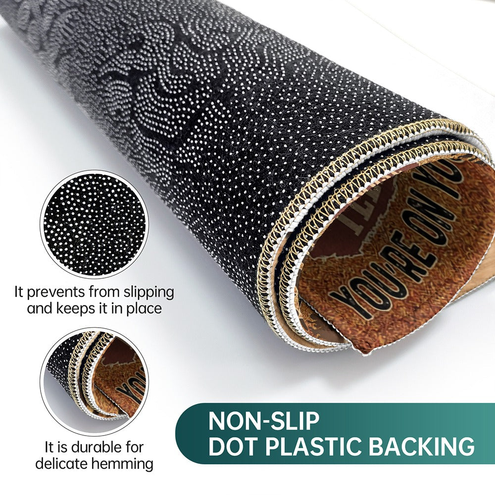 Please Be Mindful Of The Energy You Bring Into This Space - Personalized Doormat - Gift For Yourself, Women, Yoga Lovers