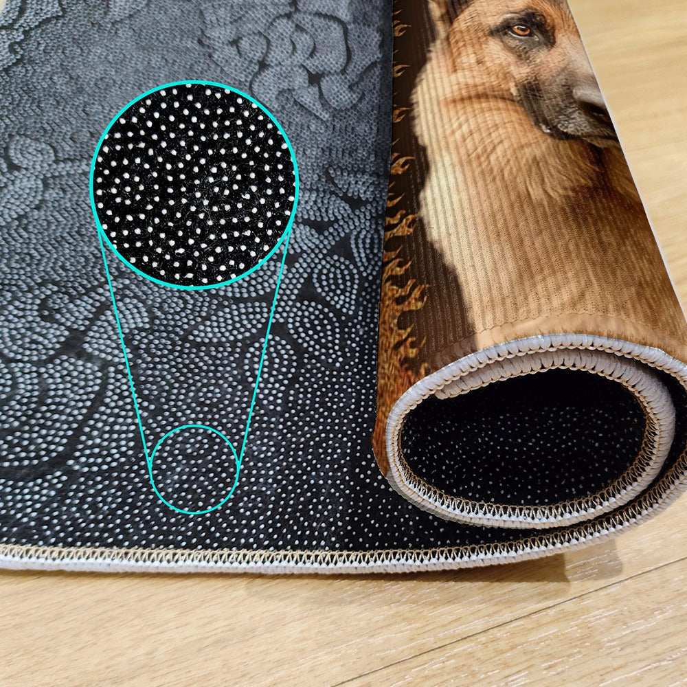 Please Remember When Visiting Dogs House - Personalized Doormat - Personalized Gift for Dog Lovers, Pet Lovers, Dog Mom, Dog Dad