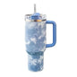 Dreamy Clouds 40 oz Stainless Steel Insulated Handle Tumbler | XL Size
