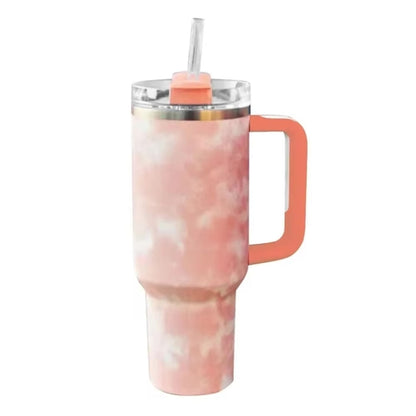 Dreamy Clouds 40 oz Stainless Steel Insulated Handle Tumbler | XL Size