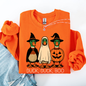 Duck Duck Boo, Funny Goose Halloween, Silly Duck Ghost, Witch, Trick or Treat, Spooky Season, Halloween Sweatshirt