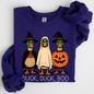 Duck Duck Boo, Funny Goose Halloween, Silly Duck Ghost, Witch, Trick or Treat, Spooky Season, Halloween Sweatshirt