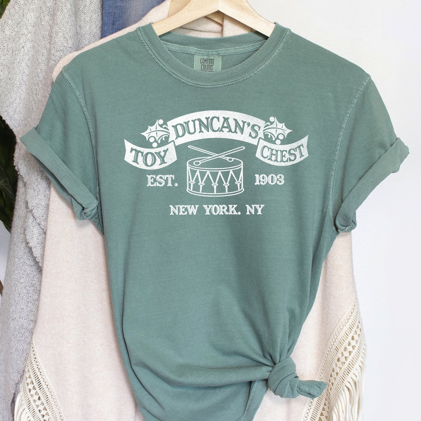 Duncan's Toy Chest, Home Alone, Christmas, Movie Comfort Colors Tshirt