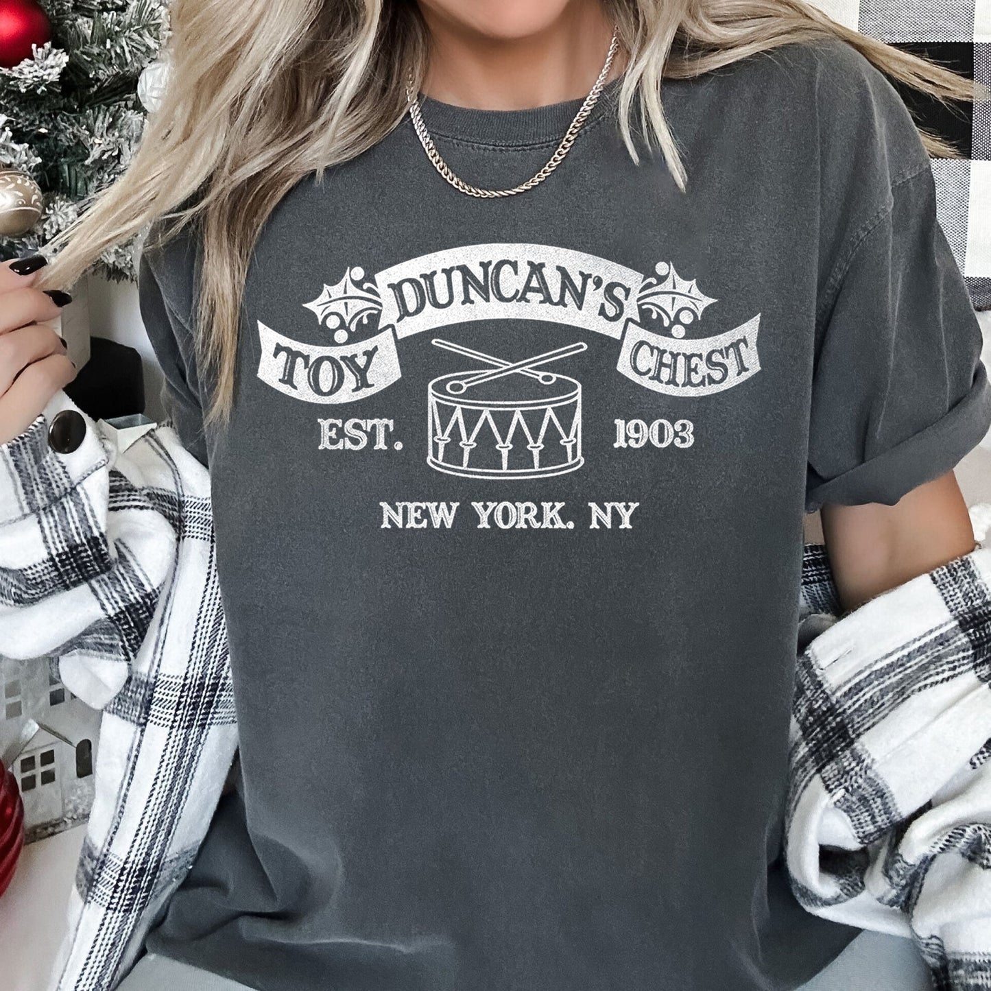 Duncan's Toy Chest, Home Alone, Christmas, Movie Comfort Colors Tshirt