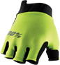 100% Exceeda Short Finger Gloves - Fluorescent Yellow - Medium 10024-00006