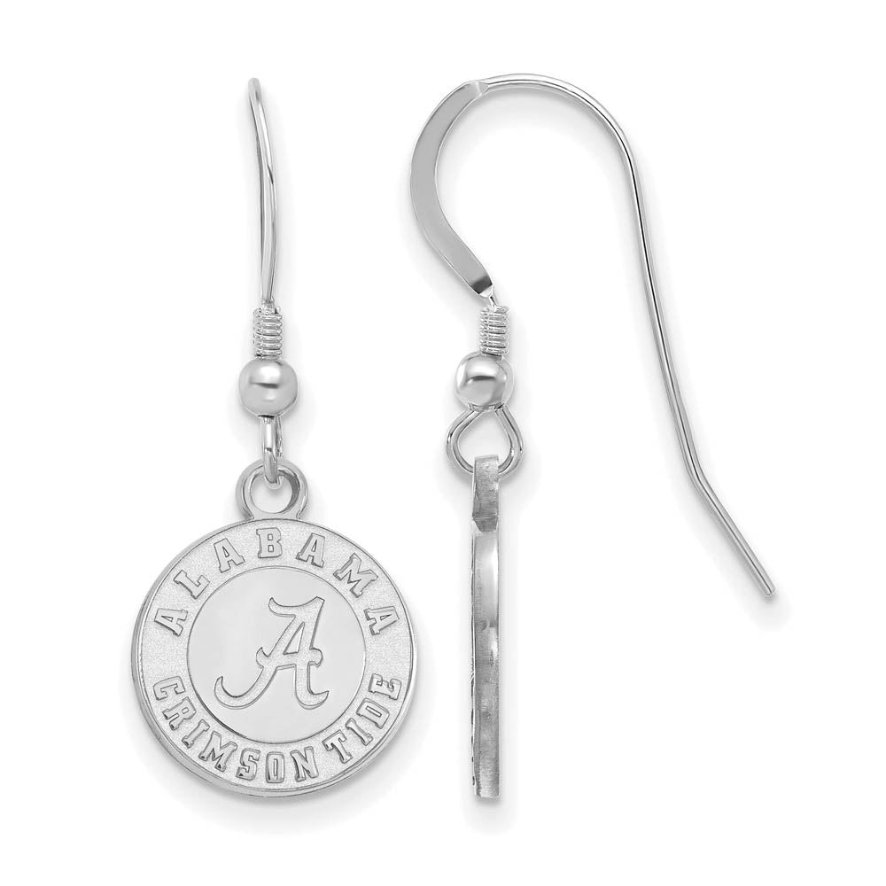 Sterling Silver University of Alabama Small Dangle Earrings