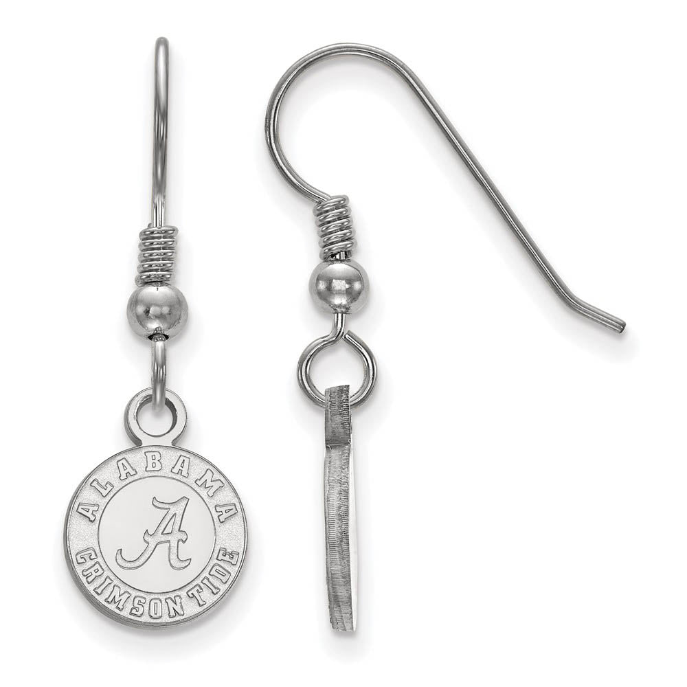 Sterling Silver Univ. of Alabama XS (Tiny) Dangle Earrings