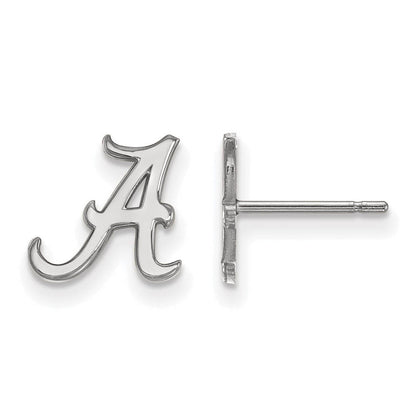 Sterling Silver University of Alabama XS (Tiny) 'A' Post Earrings