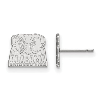 Sterling Silver University of Alabama XS (Tiny) Logo Post Earrings