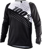 100% R-Core Long-Sleeve Jersey - Black/White - Medium 40005-00011