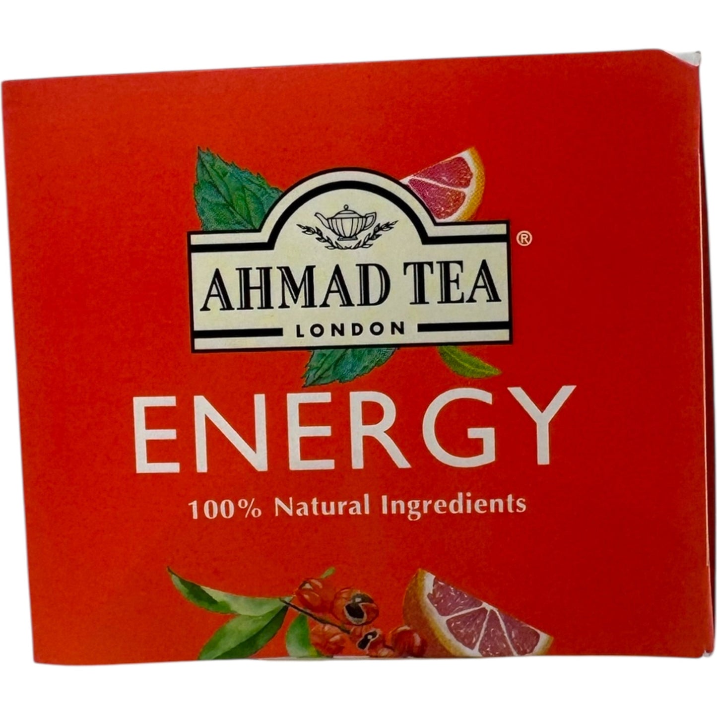 Ahmad Tea Energy Herbal Tea - Natural Boosting Blend for Vitality and Well-Being