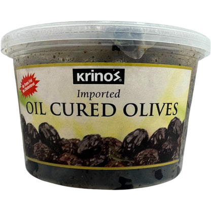 Krinos Imported Oil Cured Olive Varieties - Mediterranean Flavor for Gourmet Enthusiasts