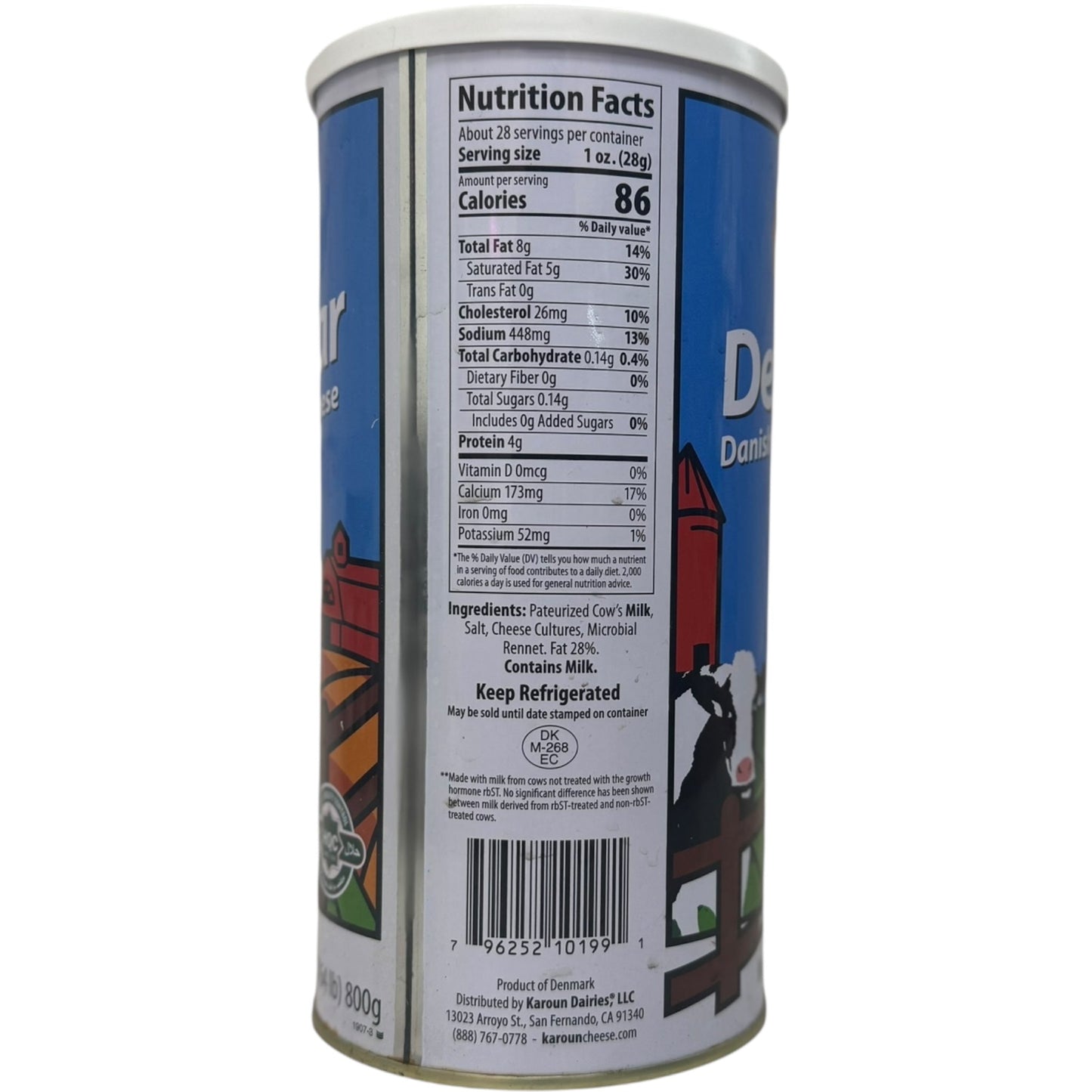 Karoun Denmar Danish White Cheese - Authentic Flavor for Salads, Spreads, and Cooking