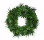 Deluxe Evergreen Candle Ring 12"