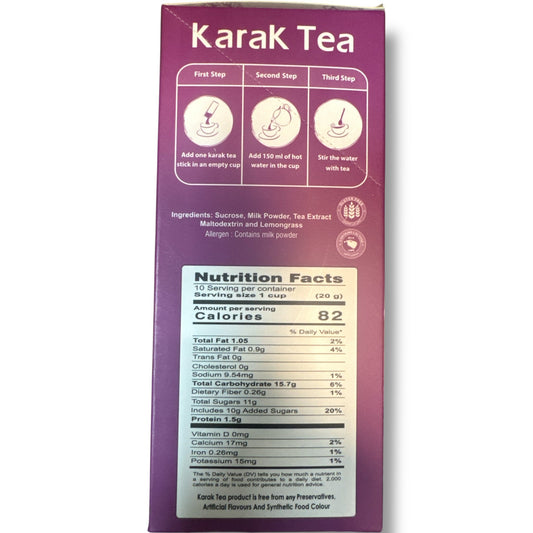 Karak tea lemongrass