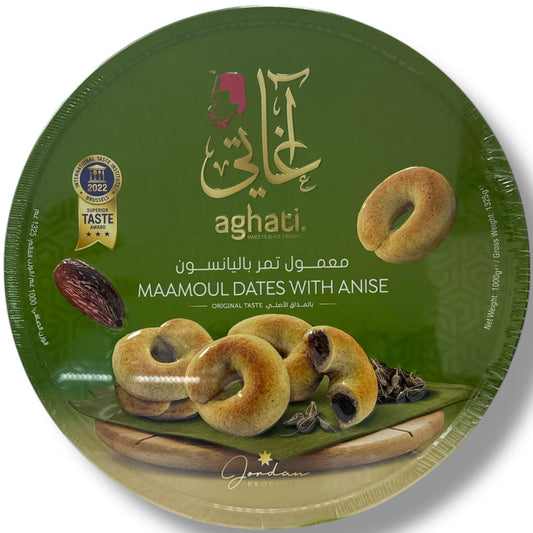 Aghati Maamoul Dates with Anise 1KG - Traditional Middle Eastern Treat for Gourmet Snacking