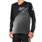 100% R-Core-X Long-Sleeve Jersey - Black/Gray - Small 40000-00000