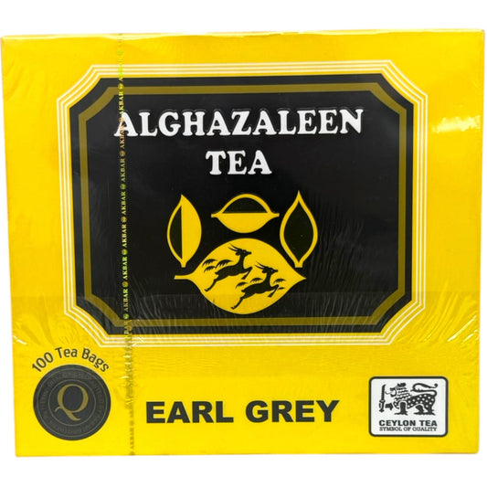 Alghazaleen Early Gray Tea Bags - Premium Quality Black Tea with Bergamot Flavor