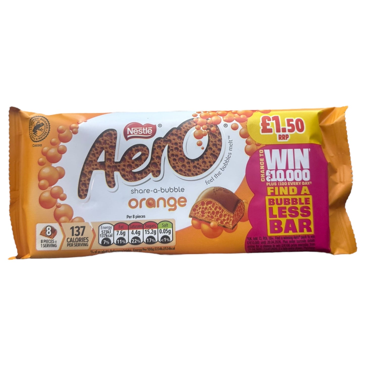 Aero share a bubble orange ￼