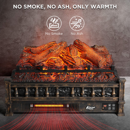 (Open) Eternal Flame EF23-LG Electric Fireplace Logs