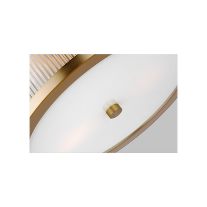 Visual Comfort | Geneva Medium Flush Mount CF1052 | Chapman & Myers | Clear Fluted Glass | Studio Collection