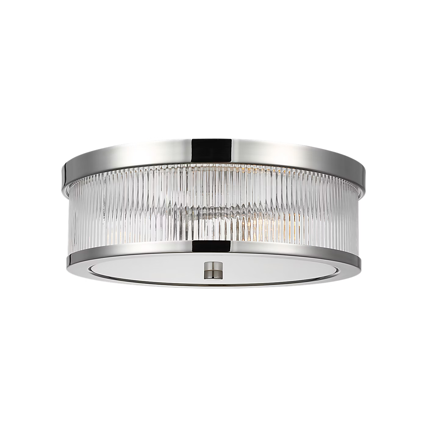 Visual Comfort | Geneva Medium Flush Mount CF1052 | Chapman & Myers | Clear Fluted Glass | Studio Collection