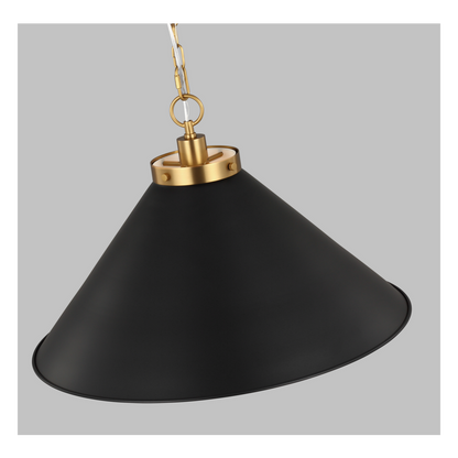 Wellfleet Wide Cone Pendant