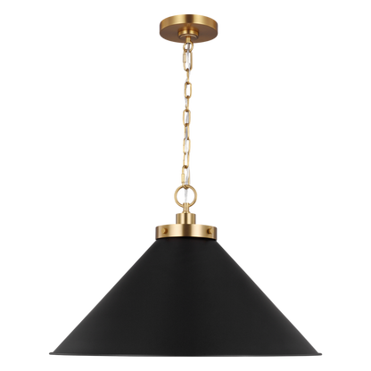 Wellfleet Wide Cone Pendant