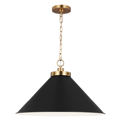 Wellfleet Wide Cone Pendant
