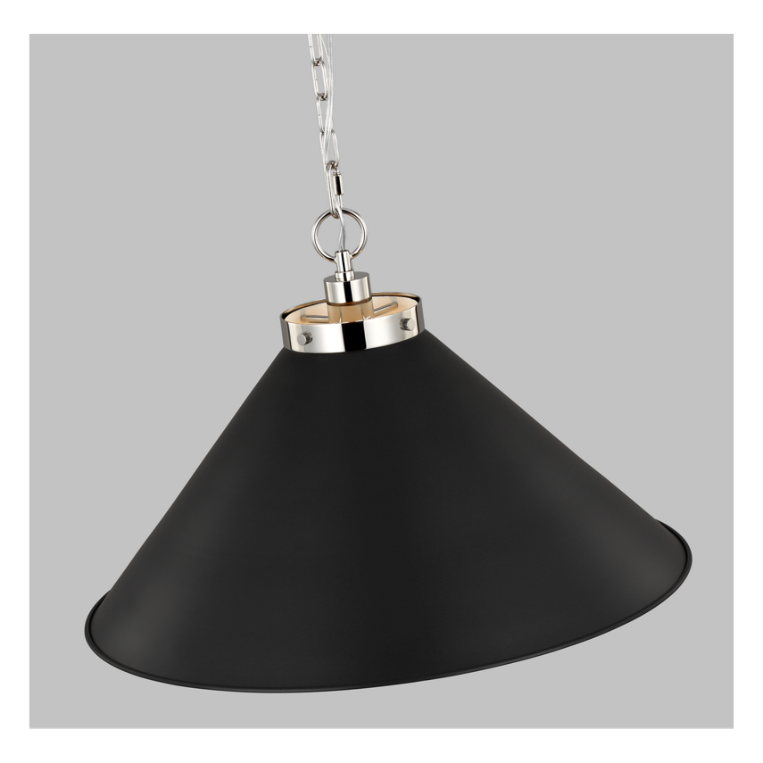 Wellfleet Wide Cone Pendant