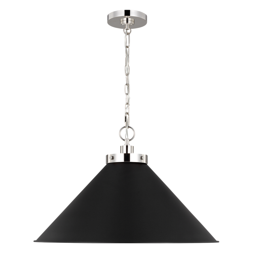 Wellfleet Wide Cone Pendant