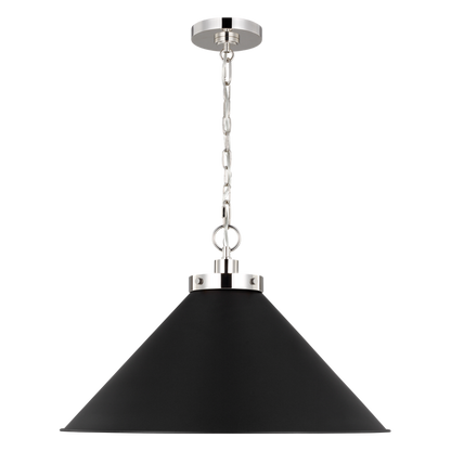 Wellfleet Wide Cone Pendant