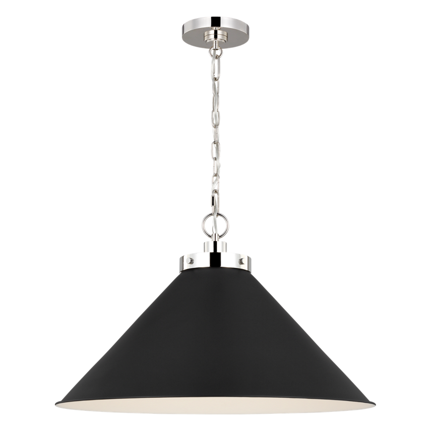 Wellfleet Wide Cone Pendant