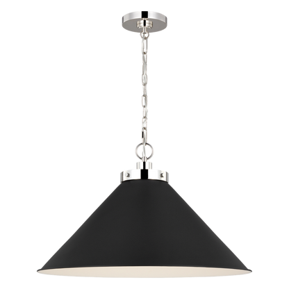 Wellfleet Wide Cone Pendant
