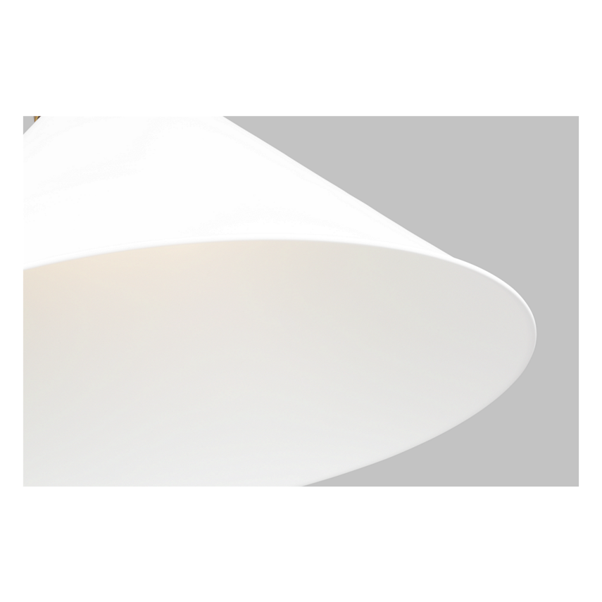 Wellfleet Wide Cone Pendant