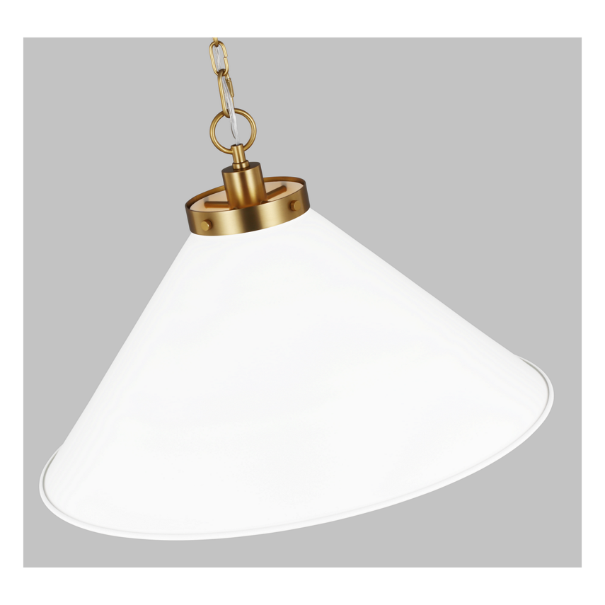 Wellfleet Wide Cone Pendant