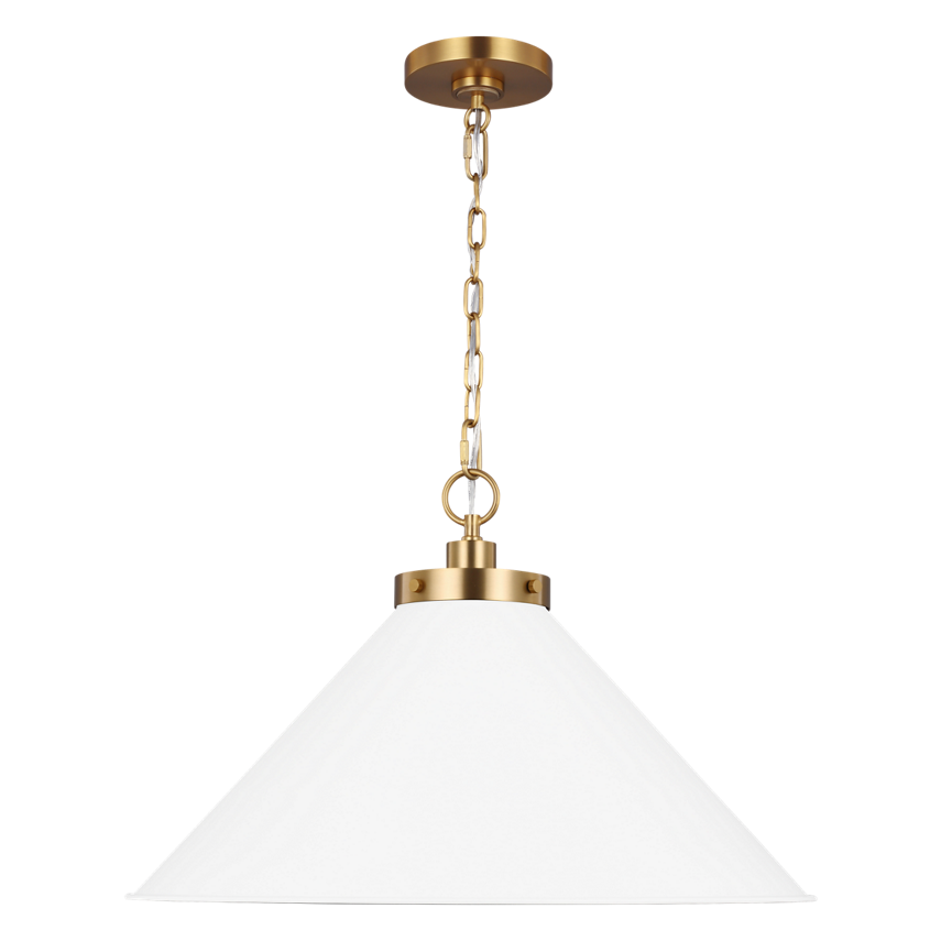 Wellfleet Wide Cone Pendant