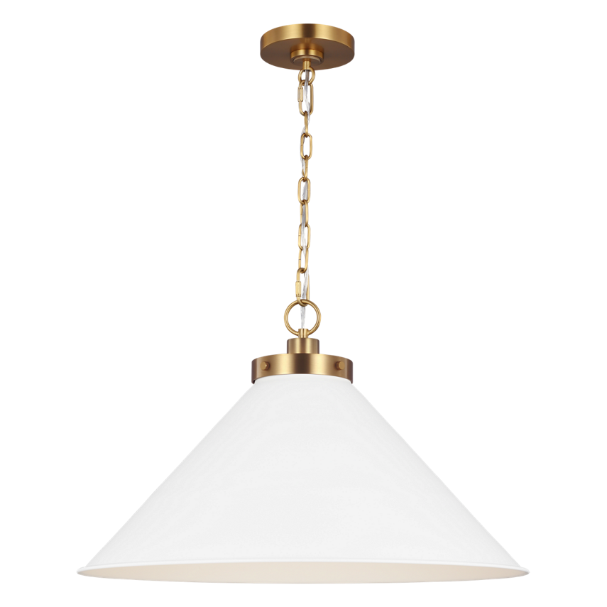 Wellfleet Wide Cone Pendant