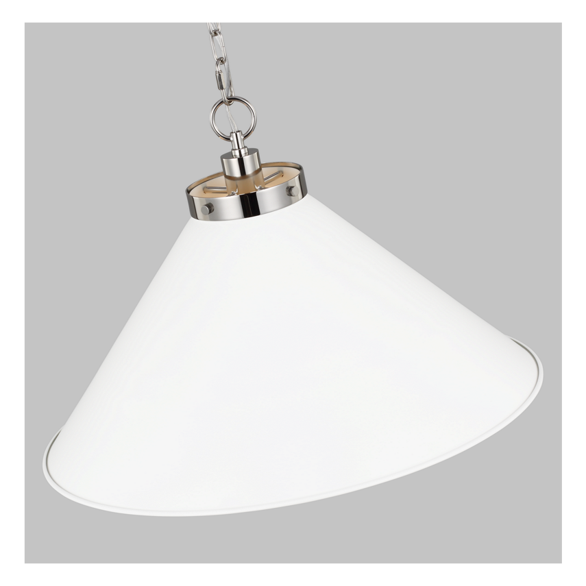 Wellfleet Wide Cone Pendant