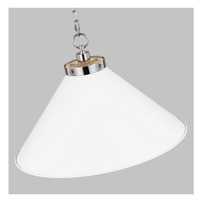Wellfleet Wide Cone Pendant