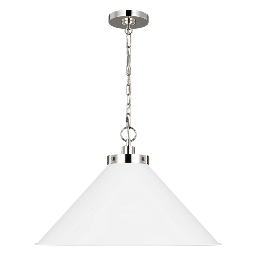 Wellfleet Wide Cone Pendant