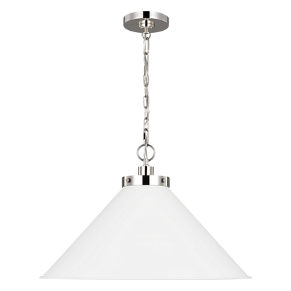 Wellfleet Wide Cone Pendant