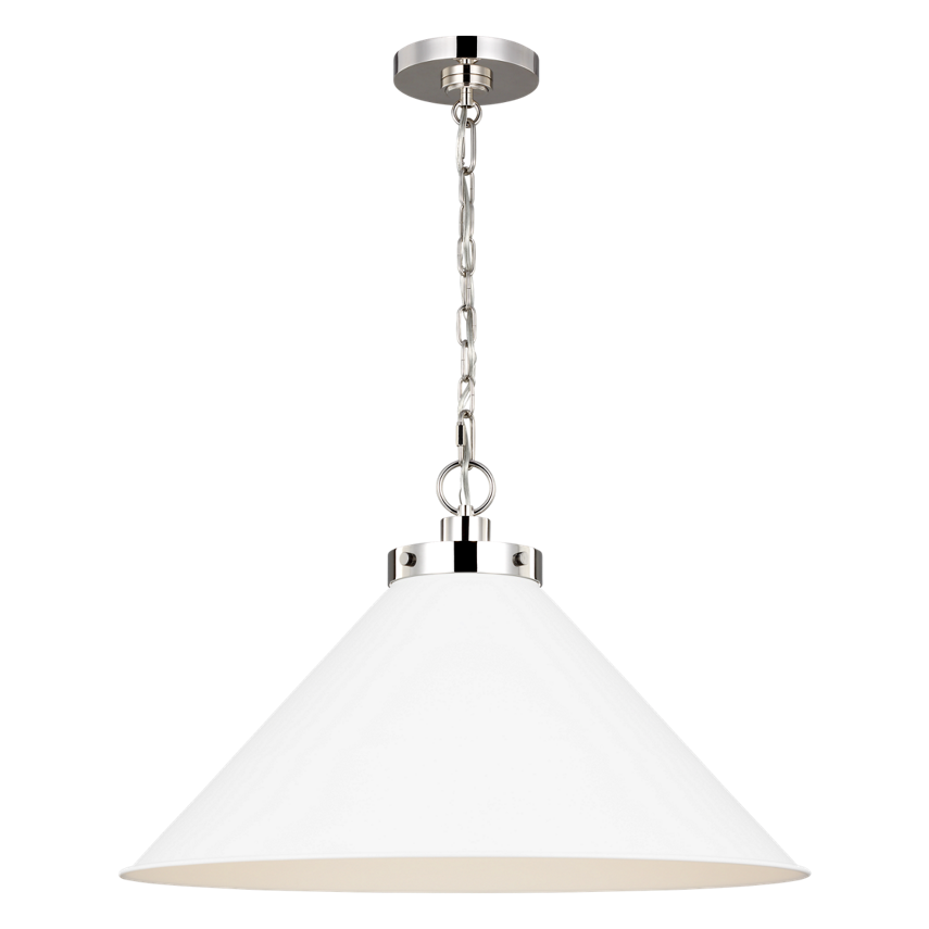 Wellfleet Wide Cone Pendant